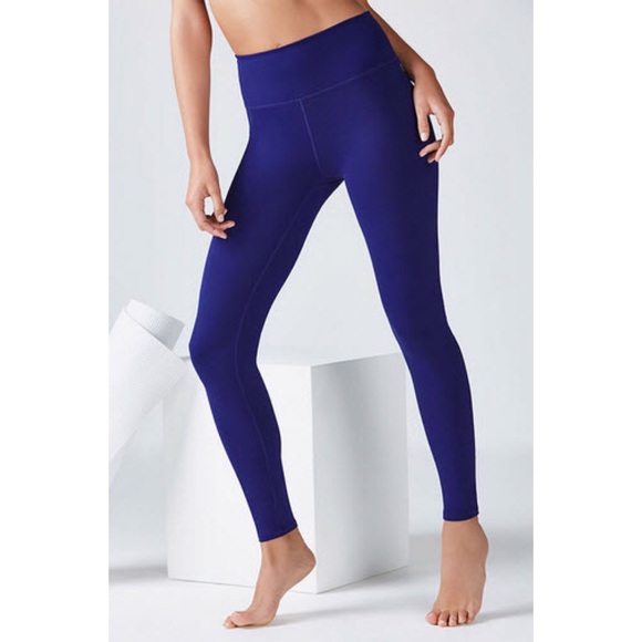 Fabletics High waist Cobalt Blue Leggings Sz S New - Picture 3 of 7